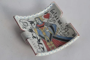 Émile GALLÉ Vide poche porcelaine dame de coeur (72453) - Picture 1 of 4