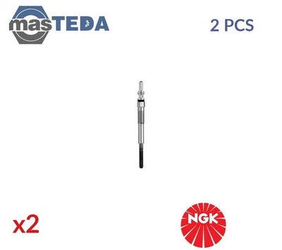 4966 ENGINE GLOW PLUGS NGK 2PCS FOR PEUGEOT 607,407,407 SW,807 2.2L 125KW - Image 1 of 4