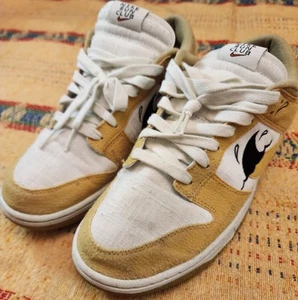 Nike Dunk Low Sun Club para hombre talla 8,5 Shark Check amarillo DV1681-100 - Imagen 1 de 11