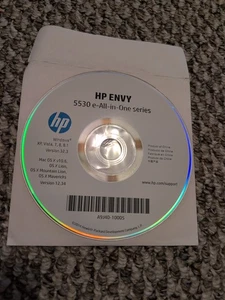 HP ENVY 5530 e-All-In-One series CD-ROM - Windows XP Ver 32.3 & OS X v10.6, Lion - Picture 1 of 1