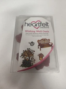 Juego de estampillas adhesivas de oasis de Heartfelt Creations Wishing Well - Imagen 1 de 6