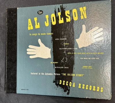 Al Jolson - 78RPM DECCA 4-Record Set "In Songs He Made Famous" - 1946 - Image 1 of 4