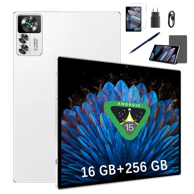2025 Neu Tablet Android 15 16GB RAM+256GB ROM 8000mAh  WlFl GPS - Bild 1 von 4