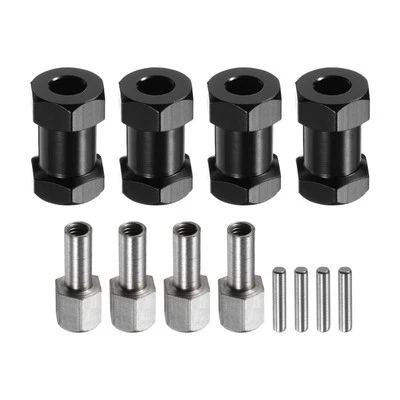 4stk 12mm Radnabenadapter Kombinierer Kupplung, Aluminium 20mm Verlängerung - Bild 1 von 4