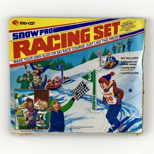 Motoslitta pubblicitaria vintage Sno-Cat bambini fai il tuo kit corsa gioco - Foto 1 di 13