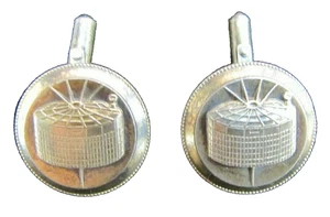 1960 RCA TIROS II Cuffs Links Satellite NASA Space Meteorological HAYWORD - Picture 1 of 12