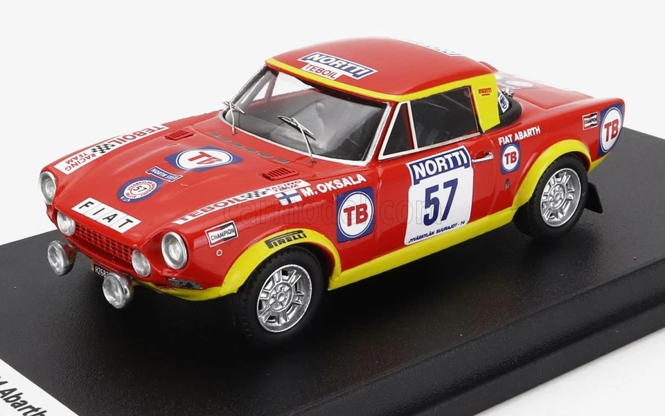 1/43 TROFEU - FIAT - 124 ABARTH (night version) N 57 RALLY 1000 LAKES TRFDSN213 - Immagine 1 di 1