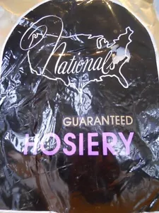 Nos Vintage 1950 60s Nationals Light Gray Nylons Pantyhose Stockings Rockabilly - Picture 1 of 6