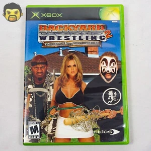 Backyard Wrestling 2 Xbox There Goes The Neighborhood 2004 Complete w/ Reg Card - Picture 1 of 8