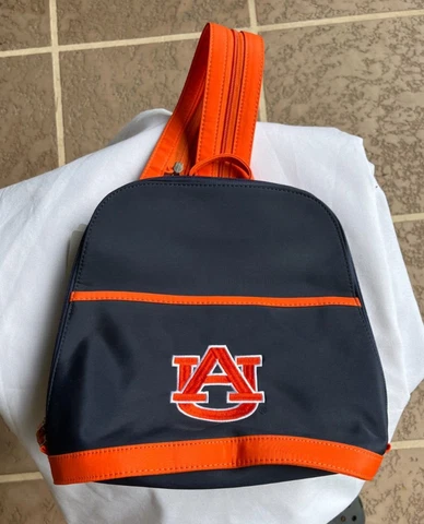 Auburn Tigers Womens Backpack Purse NEW by Sandol Living Fashion Cover
