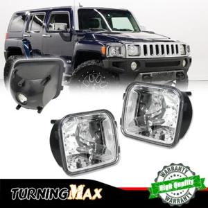 Euro Style Clear Turn Signal Parking Bumper Lights Cover For 2006-2010 Hummer H3 - Picture 1 of 9