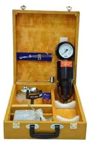 Rapid Moisture Meter Test Apparatus With Complete Set Analog type, Wooden Case - Picture 1 of 5