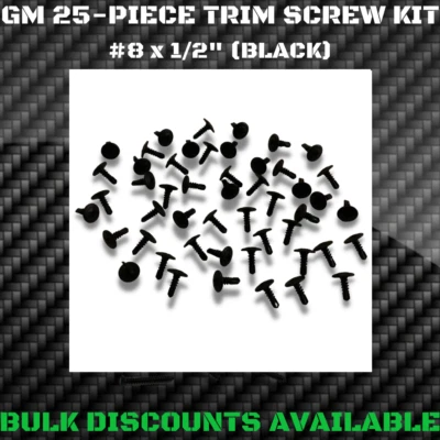 1970-1988 Monte Carlo SS LS T-Top Weatherstripping Molding Trim Screws GM OEM - Image 1 of 2