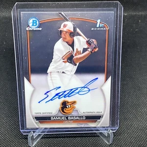 2023 Bowman Chrome Samuel Basallo 1st Auto Orioles 🔥🔥📈📈 - Picture 1 of 2