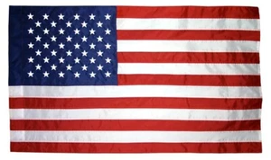 Valley Forge Perma-Nyl Nylon American US Flag 2.5' x 4' Red/White/Blue - Picture 1 of 3