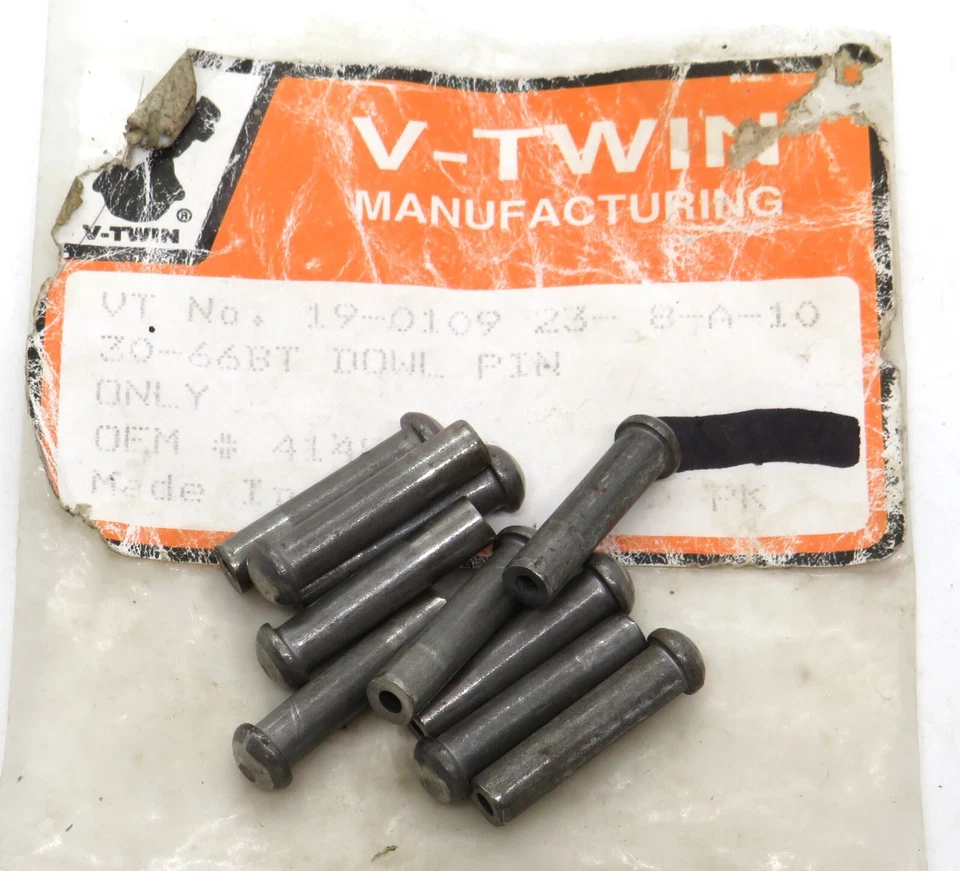 Tacos de piñón V-Twin 19-0109 (juego de 10) para Harley-Davidson F FL FS 1941-1947 Foto 1 de 1