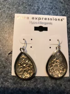 Pure Expressions Hypo-Allergenic Dangle Earrings - Picture 1 of 1
