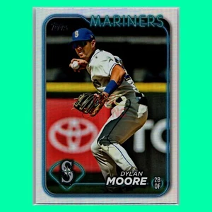 2024 Topps Series 2 | Dylan Moore #441 Rainbow Foil - Seattle Mariners Baseball - Picture 1 of 2