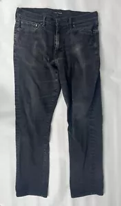 Lucky Brand 410 Mens athletic slim 36W X 31L Los Angeles Black jeans EUC - Picture 1 of 5