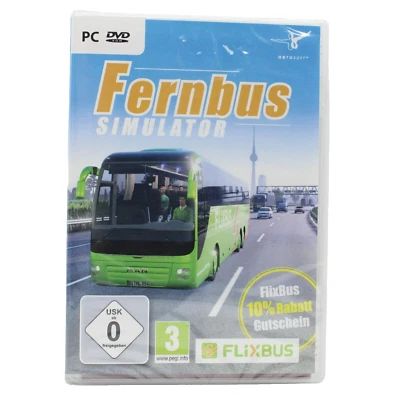 PC Computer Spiel Der Fernbus Simulator Bus Fahr Auto CD 8052 - NEU Mit Folie - Bild 1 von 2
