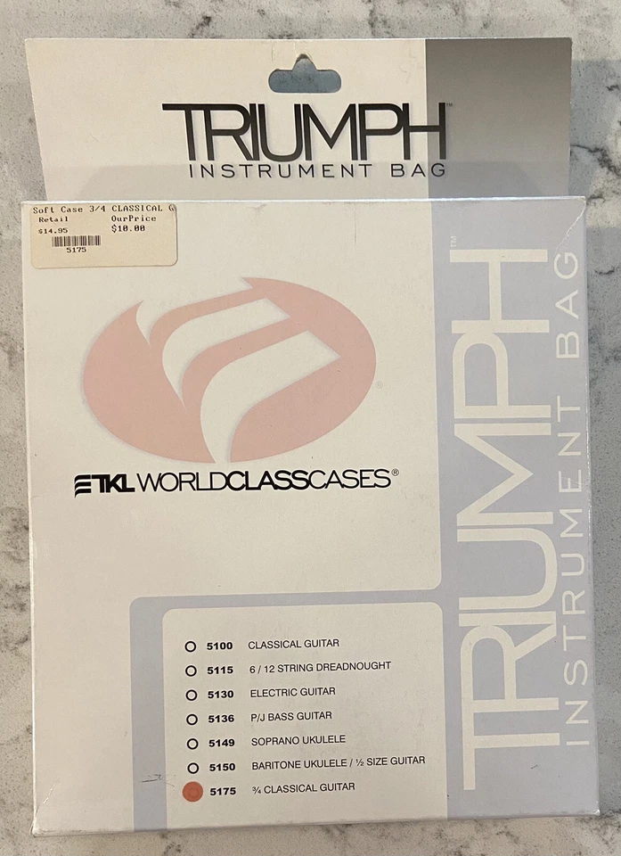 TKL PRODUCTS 5175 Economy 3/4 Sized Classical Guitar Bag - Image 1 of 2