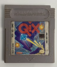 Qix Original Nintendo Game Boy Game - Tested - Working - Authentic!