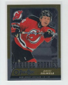 08/09 OPC New Jersey Devils Anssi Salmela Marquee Rookies Metal RC card #772