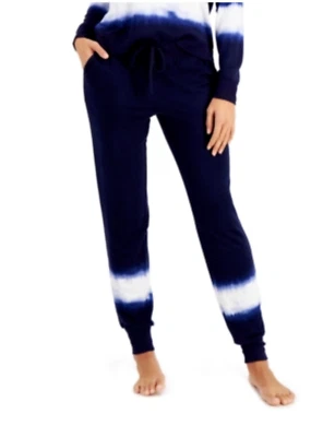 Pantalones de pijama ALFANI Intimates ultra suaves para correr XS X-Pequeños pijamas azules tie dye Foto 1 de 3