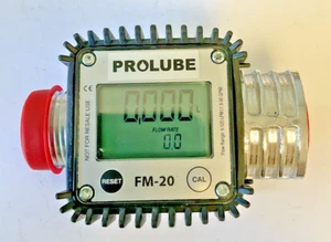 PROLUBE FM-20 ELEKTRONISCHER KRAFTSTOFF-DURCHFLUSSMESSER - Bild 1 von 7