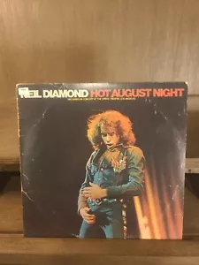 NEIL DIAMOND (2 LP) HOT AUGUST NIGHT GERMAN 1973 DOUBLE VINYL ALBUM GATEFOLD - Picture 1 of 9