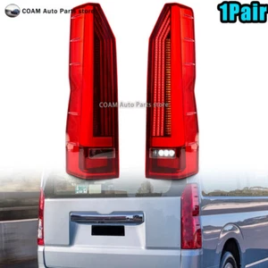 For Toyota Hiace 2019-2024 RED 2Pcs LED Turn Signal TailLight Brake Lamp - Picture 1 of 9