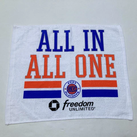 NY KNICKS RALLY TOWEL 2023 PLAYOFFS SGA NBA WILLIS REED New York Cavaliers MSG Cover