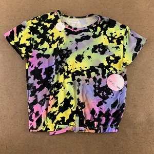 Full Circle Trends Girls Size 14 Colorful Printed Soft Short Sleeve T-Shirt NWT - Picture 1 of 4