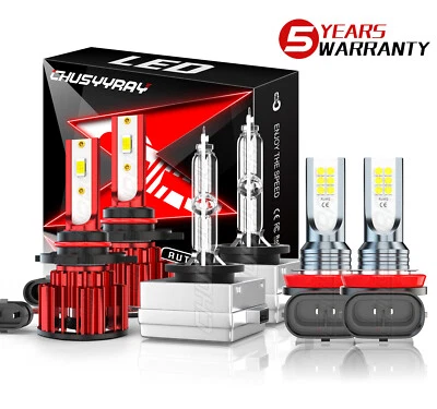 Para Fit Buick Envision 2016 2017-2020 HID LED faro alto / bajo + luces antiniebla Foto 1 de 4