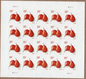 Scott #5178 Red Pears Full Sheet of 20 Stamps - MNH - Picture 1 of 1