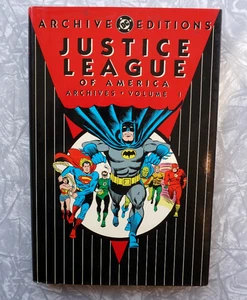 D.C. Archive Editions Justice League HC VOL. 1 estampada interior primera impresión 1992 - Imagen 1 de 9