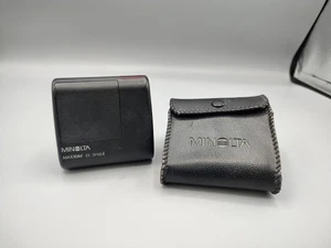 Flash de cámara Minolta Maxxum D-316i de colección con estuche - Imagen 1 de 4