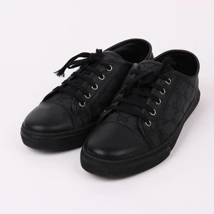 Gucci Black GG Canvas 6.5 Low-Top Sneakers 426189 144591850 - Picture 1 of 10