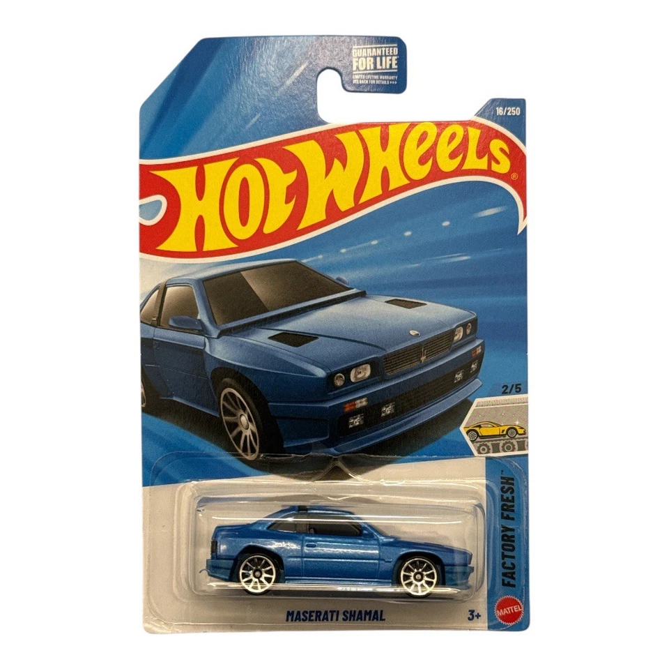 Maserati Shamal 2026 Hot Wheels fresco de fábrica 2/5 azul Foto 1 de 1