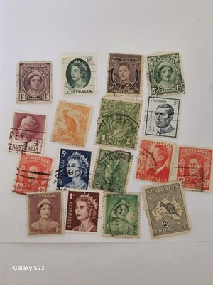 17 estampillas de Australia Foto 1 de 2
