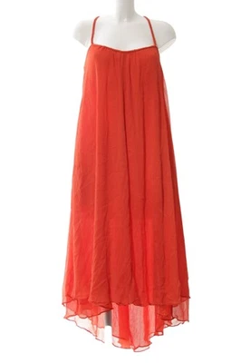 MANGO Vestido largo Mujeres Vestido Talla EU 34 naranja oscuro look casual - Imagen 1 de 4