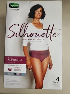 Depend Silhouette Intimo per Incontinenza Donna Piccolo Massimo Assorbimento - Foto 1 di 2
