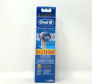 ORAL-B Precision Clean 8+2 Extra White Replacement Heads, (10 Total Heads) - Foto 1 di 1