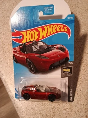 Tesla Roadster 2019 Hot Wheels con Starman 109/250 Foto 1 de 2