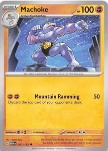 Machoke Uncommon Normal SV: Scarlet & Violet 151 067/165 NM - Picture 1 of 2