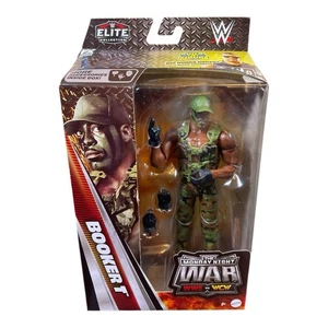 WWE Elite Monday Night War Modellino BOOKER T Camo Wrestling NUOVO in mano - Foto 1 di 6