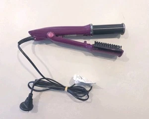 InStyler Rotating Hot Iron Hair Curler Purple Straightener Large Barrel IS1005.1 - Picture 1 of 7