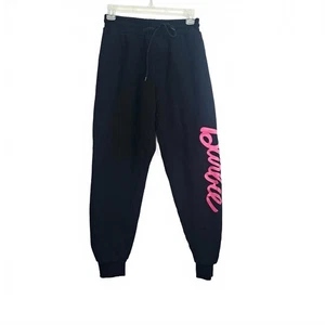 Barbie Black with Pink Lettering Sweatpants/Joggers Size Small Pre Owned - Picture 1 of 4