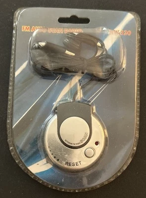 Mini FM Auto Scan Radio mit Ohrhörern & Gürtelclip MW-320 New Old Stock versiegelt Neu in Verpackung - Bild 1 von 4