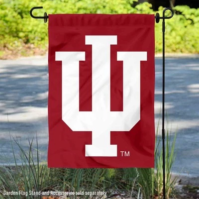 IU Hoosiers IU Logo Garden Flag and Yard Banner - Image 1 of 4